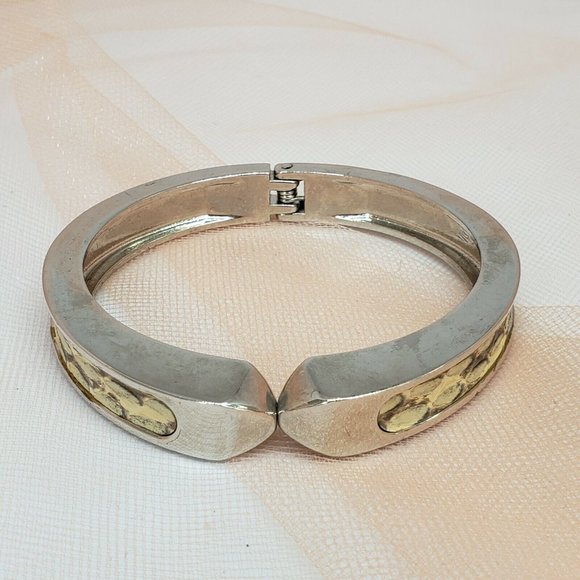 Stella & Dot Emerson Clamper Bangle Bracelet Snake - Picture 9 of 14
